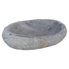 Vogeltränke 'Fluss-Stein', grau, Naturstein, 6 x 20 x 20 cm Angebote bei Pflanzen Kölle Schwabach für 26,99 €
