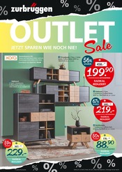 Kommode im Zurbrüggen Prospekt in Rheda-Wiedenbrück Aktueller Zurbrüggen Prospekt mit Kommode, "OUTLET Sale!", Seite 1