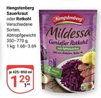 Sauerkraut im Angebot bei GLOBUS in Saarlouis Sauerkraut Angebote von Hengstenberg bei GLOBUS Saarlouis für 1,29 €