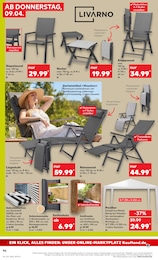 Kaufland Gartenliege im Prospekt 