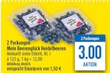 diska Limbach-Oberfrohna - Heidelbeeren Angebot im Prospekt Heidelbeeren bei diska im Limbach-Oberfrohna Prospekt für 3,00 €