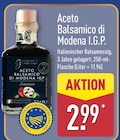 Aceto Balsamico di Modena I.G.P. von Gourmet für 2,99 € bei ALDI Nord im Angebot Aceto Balsamico di Modena I.G.P. von Gourmet im aktuellen ALDI Nord Prospekt