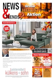 külkens+sohn Polstermöbel Prospekt für Hagen: "NEWS & TRENDS", 15 Seiten, 01.09.2024 - 28.09.2024