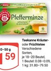 Kräutertee im Angebot bei GLOBUS in Halle Kräutertee Angebote von Teekanne bei GLOBUS Halle für 1,59 €