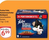 Katzennassfutter Multipack im Angebot bei GLOBUS in Frankenthal Katzennassfutter Multipack Angebote von Purina Felix bei GLOBUS Frankenthal für 6,99 €