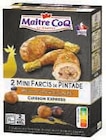 Mini Farci de Pintade - MAITRE COQ en promo chez U Express Mini Farci de Pintade - MAITRE COQ dans le catalogue U Express