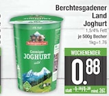 Joghurt im Angebot bei EDEKA in München Joghurt Angebote von Berchtesgadener Land bei EDEKA München für 0,88 €