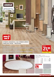 Laminat im BAUHAUS Prospekt "Wenn's gut werden muss" auf Seite 11
