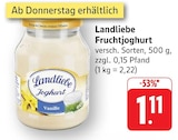 Fruchtjoghurt Angebote von Landliebe bei E center Leonberg für 1,11 €