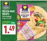 Aktuelles Weizen-Mais Wraps Angebot bei Marktkauf in Duisburg ab 1,49 €