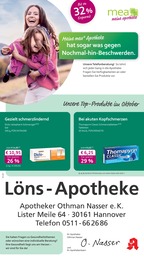 mea - meine apotheke Prospekt für Hannover: "Unsere Oktober-Angebote", 4 Seiten, 01.10.2025 - 31.10.2025