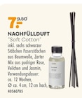 Nachfüllduft "Soft Cotton" von  im aktuellen Möbel Kraft Prospekt für 7,00 €