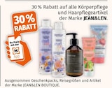 30 % Rabatt auf alle Körperpflege und Haarpflegeartikel der Marke JEAN&LEN. bei Müller im  Prospekt für 