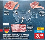 Halbes Schwein von  im aktuellen Netto Marken-Discount Prospekt für 3,33 €