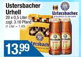 Urhell von Ustersbacher im aktuellen Getränke City Prospekt für 13,99 €