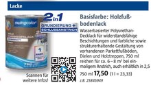 BAUHAUS Bexbach - Basisfarbe: Holzfußbodenlack Basisfarbe: Holzfußbodenlack Angebot bei BAUHAUS Bexbach im Prospekt "Handzettel KW 36"