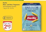 Mais- und Reis-Teigwaren Angebote von Barilla bei GLOBUS Rostock für 2,69 €