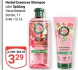 Shampoo im Angebot bei GLOBUS in Frechen Shampoo Angebote von Herbal Essences bei GLOBUS Frechen für 3,29 €