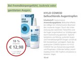 LINDA Premiumapotheke - COMOD befeuchtende Augentropfen Angebot im Prospekt COMOD befeuchtende Augentropfen bei LINDA Premiumapotheke im Prospekt "" für 12,98 €