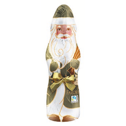 Weihnachtsmann mit Schleife