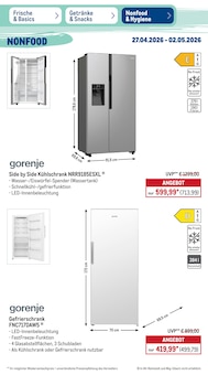 Kühlschrank im METRO Prospekt "Wochenangebote" mit 52 Seiten (Böblingen)
