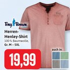 Herren-Henley-Shirt Angebote von Tony Brown bei Kaufhaus Stolz Bremerhaven für 19,99 €
