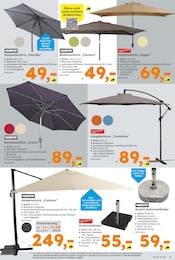 Sonnenschirm Angebot im aktuellen Globus-Baumarkt Prospekt auf Seite 3