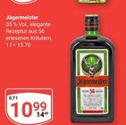 Jägermeister im Angebot bei GLOBUS in Hofheim Jägermeister Angebote von Jägermeister bei GLOBUS Hofheim für 10,99 €