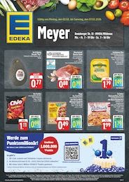 EDEKA Prospekt für Steinbach mit 8 Seiten EDEKA Prospekt für Steinbach: "Wir lieben Lebensmittel!", 8 Seiten, 02.02.2026 - 07.02.2026