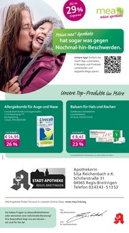 mea - meine apotheke Prospekt der KW 10 "Unsere März-Angebote" Aktueller mea - meine apotheke Prospekt "Unsere März-Angebote" Seite 1 von 4 Seiten