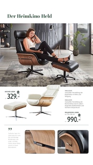 Fernsehsessel im Polstermöbel Fischer Prospekt "Exklusives Wohndesign." mit 24 Seiten (Heilbronn)