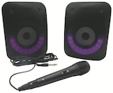 2 ENCEINTES STEREO BLUETOOTH IPARTY + MICRO - LEXIBOOK en promo chez Intermarché 2 ENCEINTES STEREO BLUETOOTH IPARTY + MICRO - LEXIBOOK dans le catalogue Intermarché
