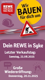 REWE Prospekt für Syke mit 32 Seiten REWE Prospekt "Dein Markt" für Syke, 32 Seiten, 18.08.2025 - 23.08.2025