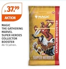 MARVEL SUPER HEROES COLLECTOR BOOSTER im Angebot bei Müller in Emden MARVEL SUPER HEROES COLLECTOR BOOSTER Angebote von MAGIC THE GATHERING bei Müller Emden für 37,99 €