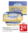 Feine Butter Angebote von Meggle bei E center Hofheim für 2,22 €