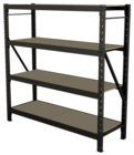 Etagere bois metal charge lourde "hecta" en promo chez Brico Dépôt Etagere bois metal charge lourde "hecta" dans le catalogue Brico Dépôt
