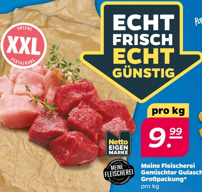 Gemischter Gulasch Großpackung