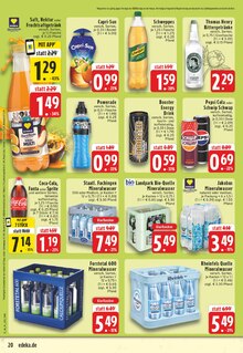 Cola im aktuellen EDEKA Prospekt (Lippstadt) Cola im EDEKA Prospekt "Aktuelle Angebote" mit 30 Seiten (Lippstadt)
