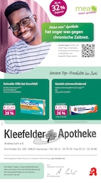 mea - meine apotheke Prospekt für Hannover mit 4 Seiten mea - meine apotheke Prospekt für Hannover: "Unsere Juni-Angebote", 4 Seiten, 01.06.2026 - 30.06.2026