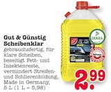 Scheibenklar Angebote von Gut & Günstig bei E center Wiesbaden für 2,99 €