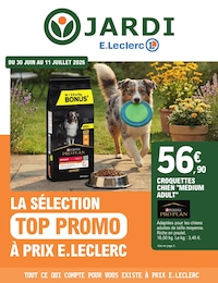 Prospectus Supermarchés E.Leclerc en cours, LA SÉLECTION TOP PROMO À PRIX E.LECLERC, 4 pages, 30/06/2026 - 11/07/2026 Catalogue Supermarchés E.Leclerc en cours à Josselin et alentours, LA SÉLECTION TOP PROMO À PRIX E.LECLERC, 4 pages, 30/06/2026 - 11/07/2026