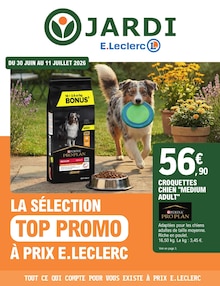 Catalogue E.Leclerc à Ploërmel cette semaine, valable du 30/06/2026 au 11/07/2026 Prospectus E.Leclerc à Ploërmel, "LA SÉLECTION TOP PROMO À PRIX E.LECLERC", 4 pages de promos valables du 30/06/2026 au 11/07/2026