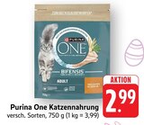 Katzennahrung Angebote von Purina One bei EDEKA Freiburg für 2,99 €