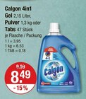 4 in 1 Gel, Pulver oder Tabs von Calgon im aktuellen V-Markt Prospekt für 8,49 €