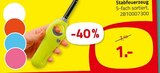 Aktuelles Stabfeuerzeug Angebot bei ROLLER in Cottbus ab 1,00 €