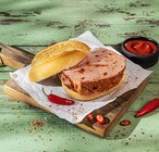 Aktuelles Chili Cheese Fleischkäse im Brötchen Angebot bei REWE in Hildesheim ab 2,90 €
