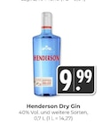 Dry Gin Angebote von Henderson bei Hieber Lörrach für 9,99 €