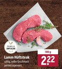Lamm Hüftsteak Angebote bei famila Nordost Neumünster für 2,22 €