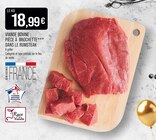 Viande Bovine : Pièce à Brochette dans le Rumsteak - Race à viande - Supermarchés Match à Tourcoing Viande Bovine : Pièce à Brochette dans le Rumsteak - Race à viande en promo chez Supermarchés Match Tourcoing à 18,99 €