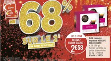 Café capsules espresso DOLCE GUSTO - Géant Casino à Suresnes Café capsules espresso DOLCE GUSTO en promo chez Géant Casino Suresnes à 7,58 €
